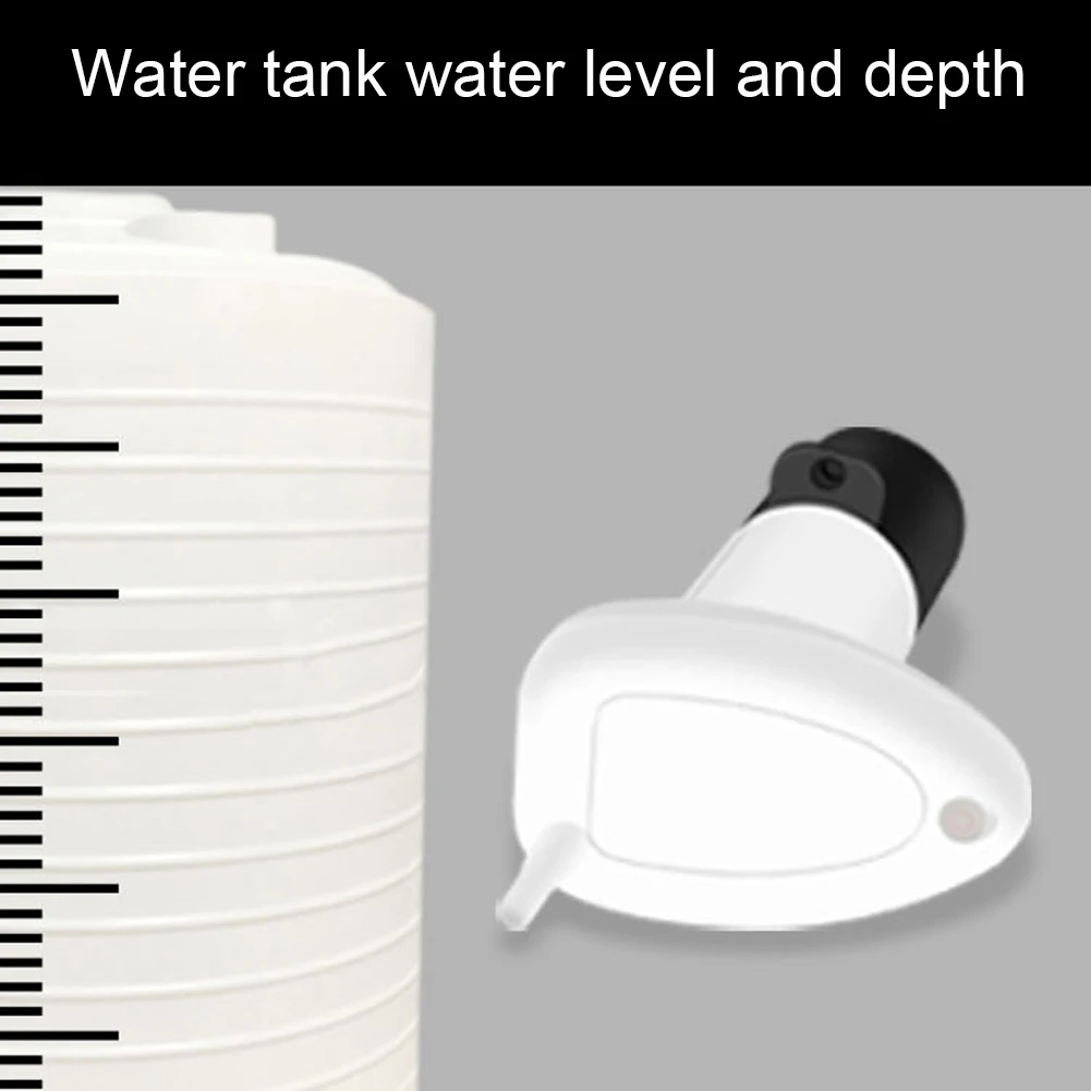 

Tank Level Indicator Electronic Water Measuring Tools Thermometer Digital Display Time Alarm Outdoor Battery Powered Ultrasonic