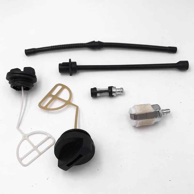 Комплект шлангов запчасти для бензопилы топливный фильтр масла 45CC/52CC/58CC/4500/5200