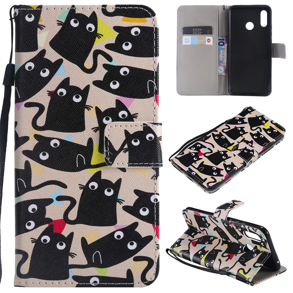 Кожаный чехол-книжка для Funda Huawei Mate 20X10 Pro P Smart Plus Nova 3 3i Enjoy 7S 9Plus P8 P9 Lite 2017