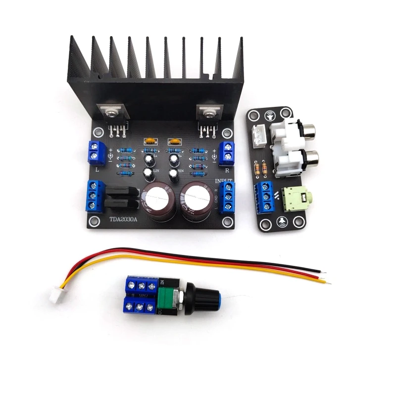 

Комплект усилителя мощности TDA2030A 2X15W, двухканальная Плата усилителя мощности