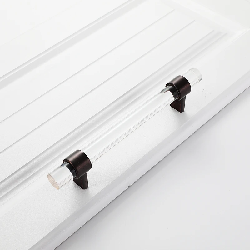 Ручки для ящика в современном стиле ручки из акрила Т образная ручка дверцы