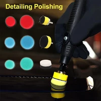 16x kit buffing polishing pads car buffers waxing cordless electric drill attachment for drill professional paint polish