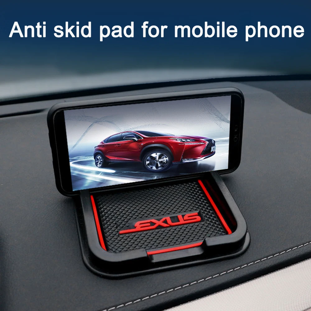 Автомобильный Противоскользящий коврик подставка для телефона Lexus CT ES GS GX IS C LC LM LS