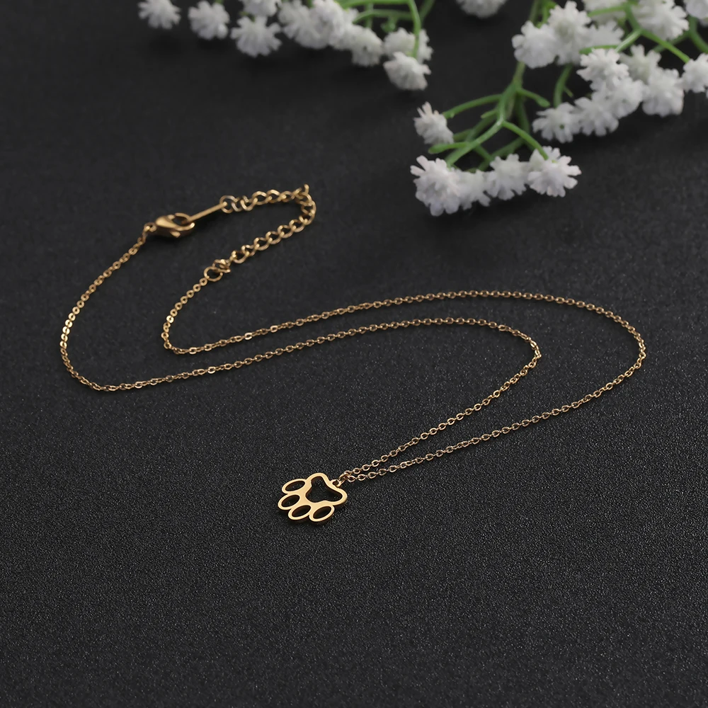 Ожерелье Skyrim женское из нержавеющей стали золотое с подвеской|Ожерелья