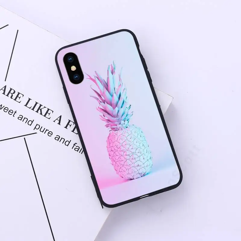 

Pineapple cute funny colorful fruit Phone Case for iPhone 11 12 pro XS MAX 8 7 6 6S Plus X 5S SE 2020 XR