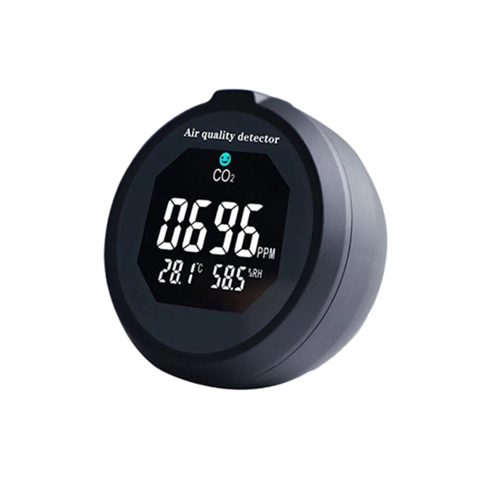 

Indoor CO2 Meter Temperature And Relative Humidity Carbon Dioxide Detector Air Quality Monitor With Built-in 18500 Lithium Batte