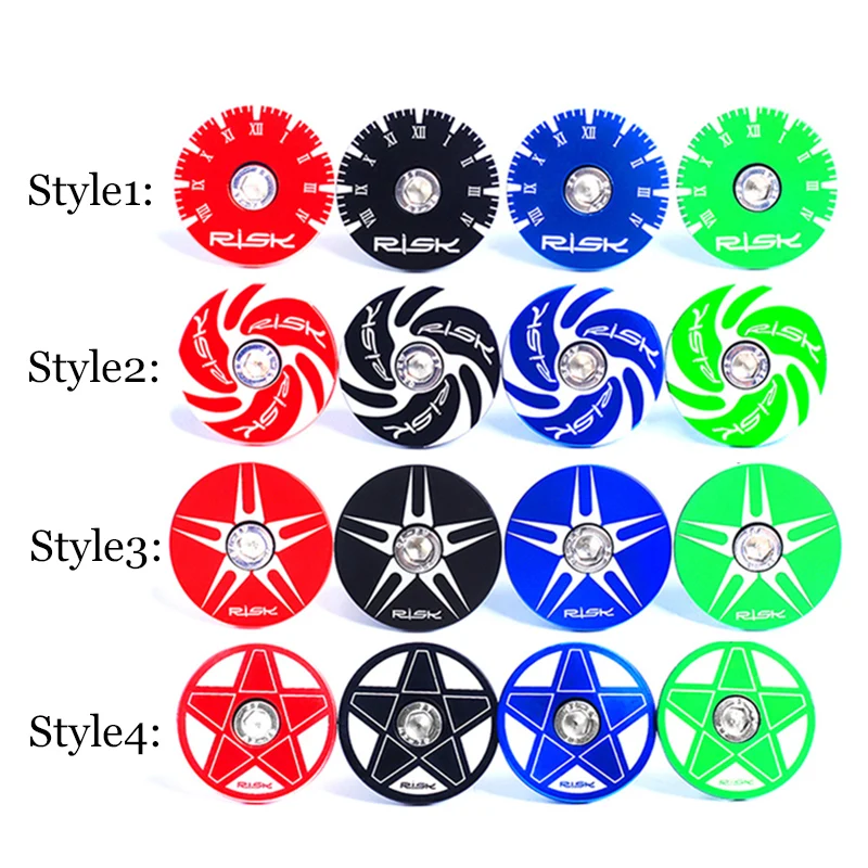 Алюминиевая крышка для штыря велосипеда с болтом 1 4 дюйма 16 цветов|Гарнитура