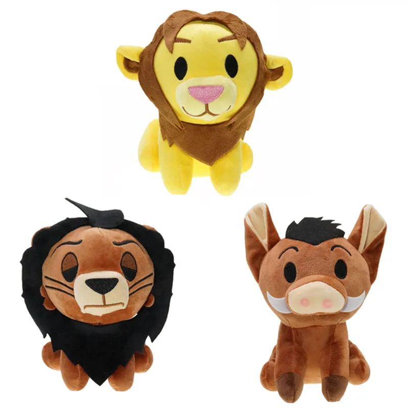 Король Лев милый Simba шрам Pumbaa кабан плюшевые игрушки мягкие животные 20 см 8 ''мальчики дети игрушки для детей Подарки