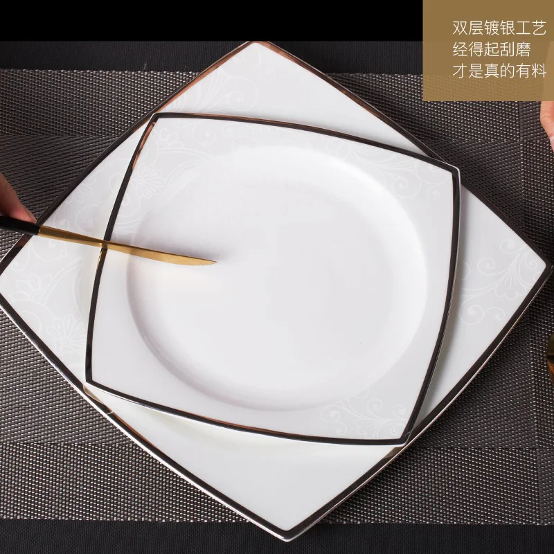 Столовые приборы Керамические наборы посуды столовые сервировочные тарелки