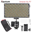 Aputure Amaran AL-F7 On-камера светодиодный ная Лампа цветовая температура 3200K-9500K CRI 95 + TLCI 95 + светильник без батареи