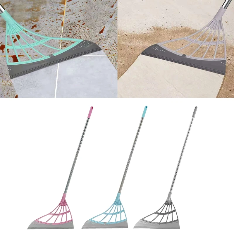 

Multifunction Magic Broom 2-in-1 Sweeper Easily Dry the Floor and Remove Dirt Hangable Handle Design for Home Office Wholesales
