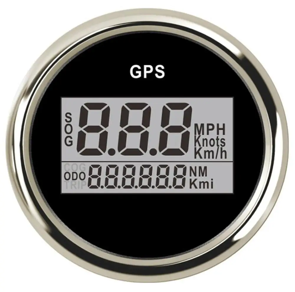 1 шт. абсолютно новый 52 мм цифровой Gps одометры Авто метров скорость 0 999 км/ч миль/ч