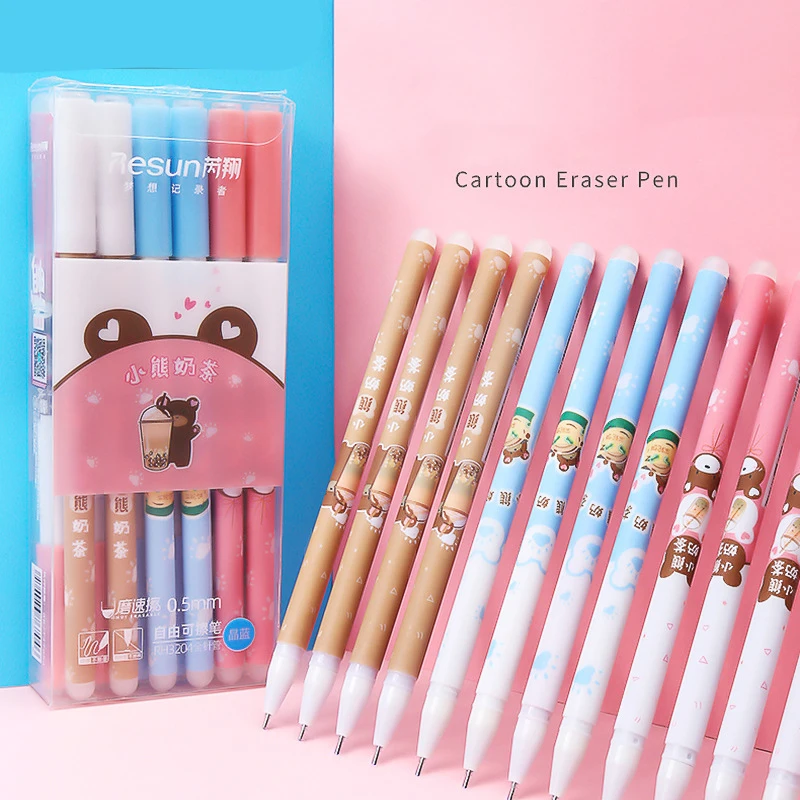 

Ручки гелевые стираемые для учеников начальной школы, 12 цветов