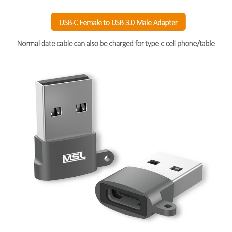 USB 3.0 type c OTG adapter Adapter A To C Female Converters For Macbook Samsung S10 Huawei | Мобильные телефоны и
