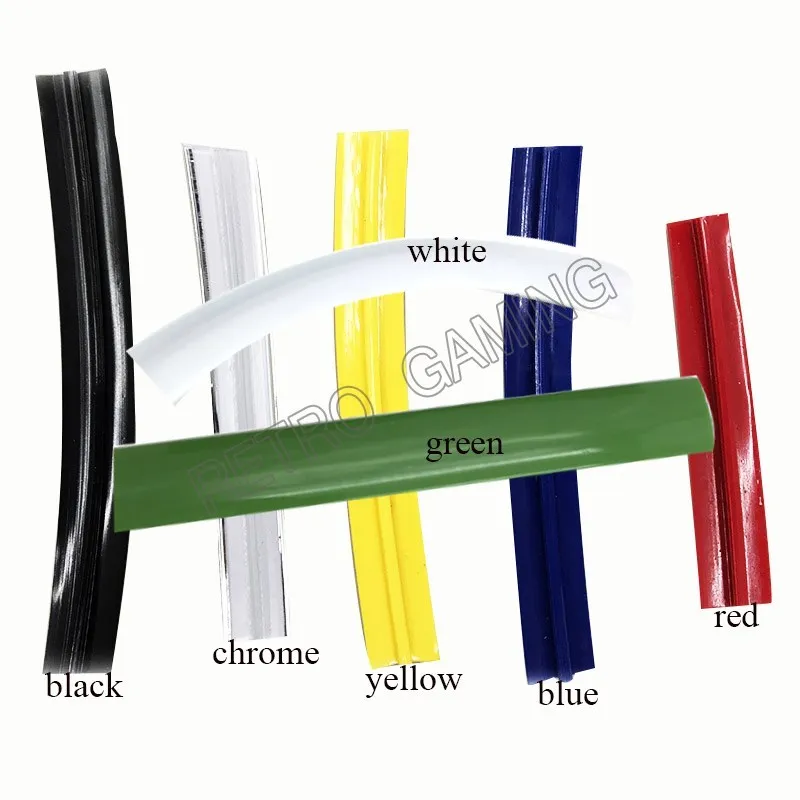 

Plastic T Molding 328ft 100m length 12mm Width 7 Colors Available Edge Stip T-Moulding For Arcade MAME Game Cabinet Machine