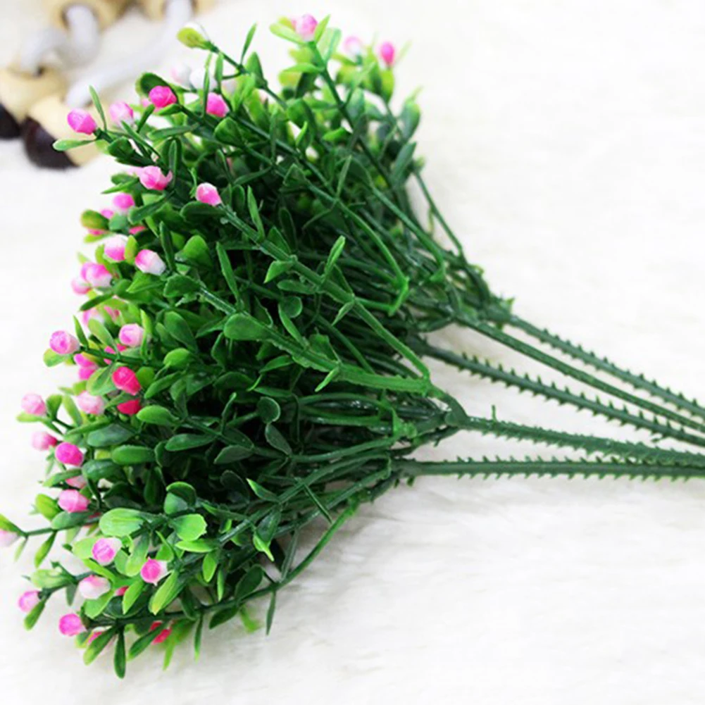 

15 Heads Artificial Aglaia Odorata Flowers Plant Home Wedding Party Decoration