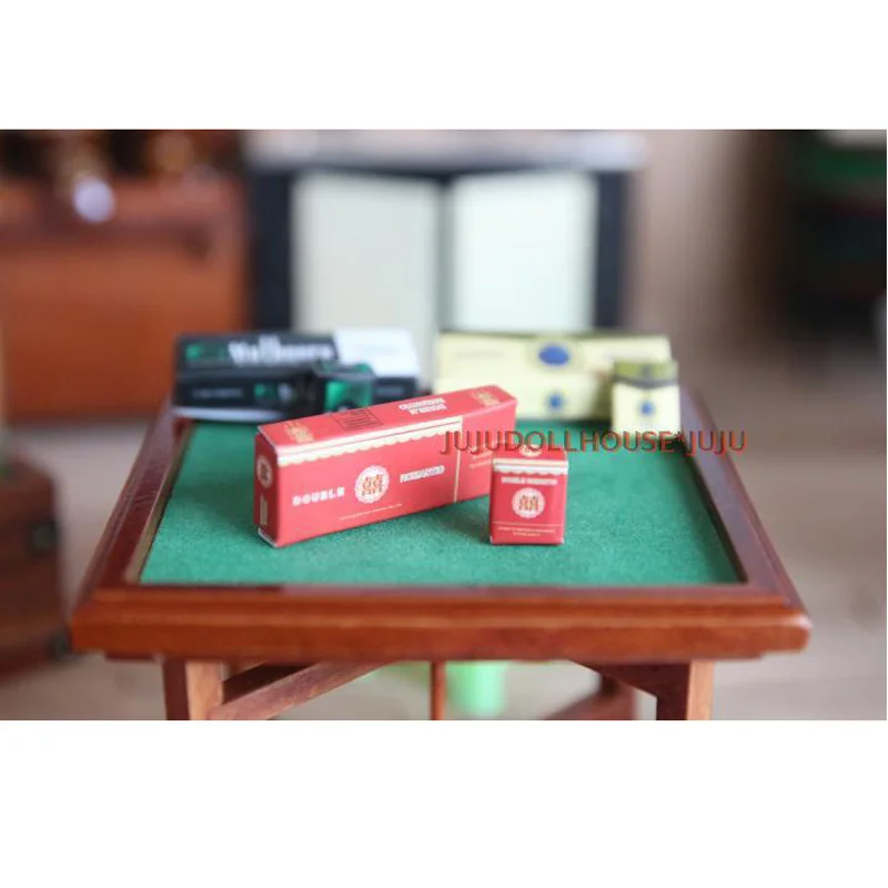 3 шт./компл. масштаб 1/6 миниатюрная сигаретная коробка для кукольного домика