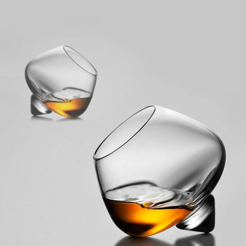 Normann Revolve ликер коньяк виски стекло Rock вращающийся стеклянный стакан для вина