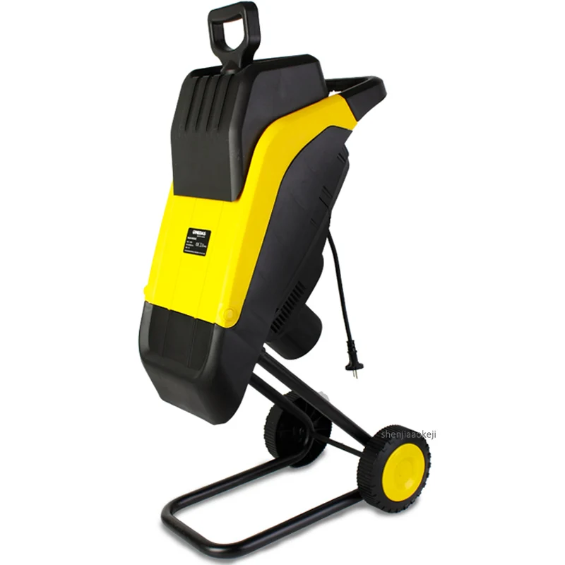 Большой мощный Электрический измельчитель дерева MDSZJ01 50 л садовая машина для