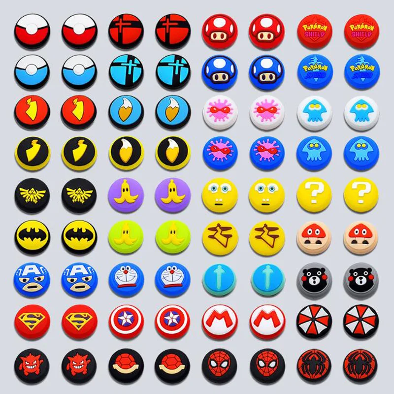 

2pcs Joystick Cover Thumb Stick Grip Cap Skin For Nintendo Switch Lite NS Joy-Con Controller JoyCon Gamepad Thumbstick Case