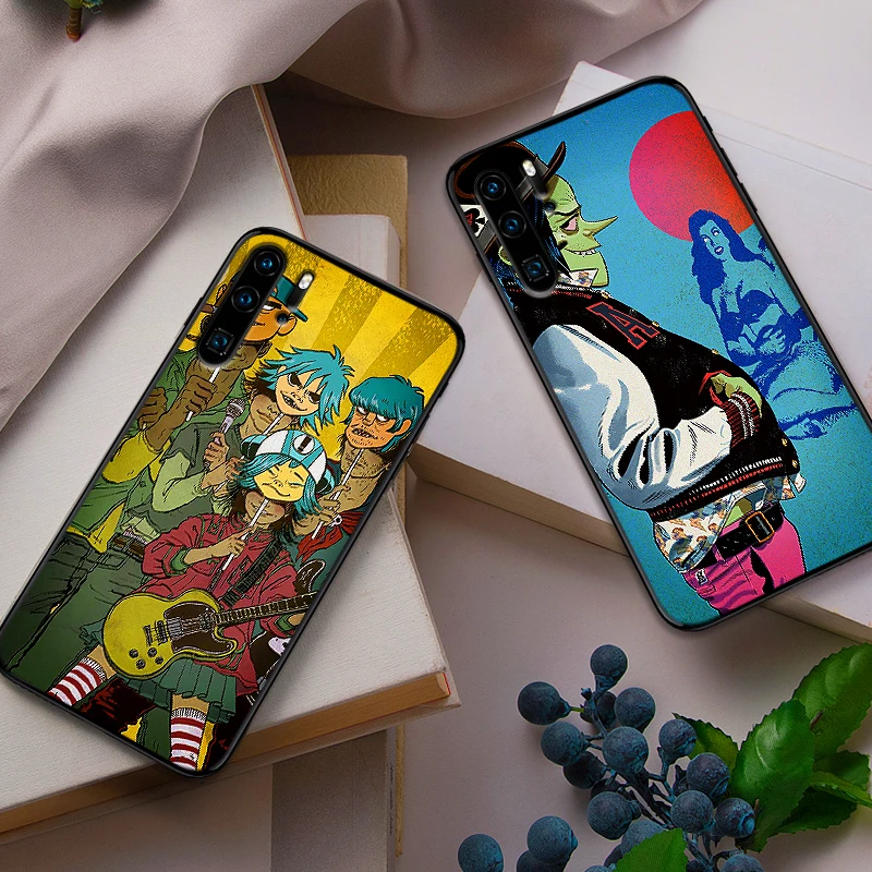 Gorillaz мягкий силиконовый ремешок для huawei P30 Lite Pro P Smart 2016 2019 P8 P9 P10 P20 TPU | Мобильные