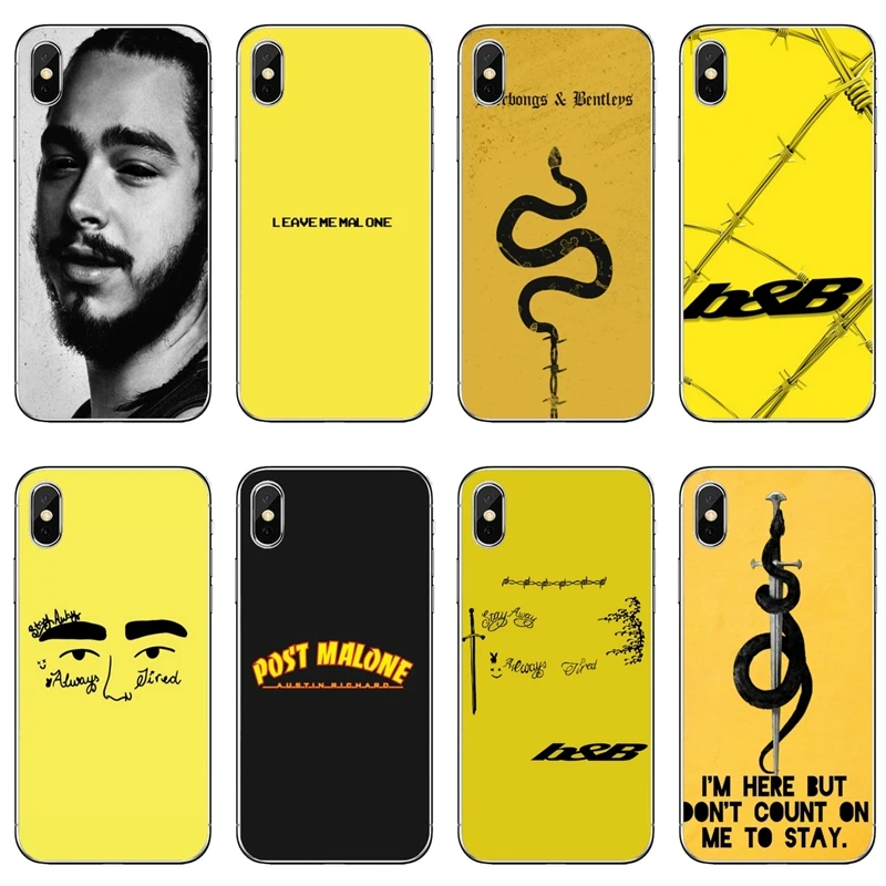 Аксессуары для текста песни Post Malone чехол телефона Samsung Galaxy Note 10 9 8 5 4 S10E S10 Lite S9 S8 S7 S6