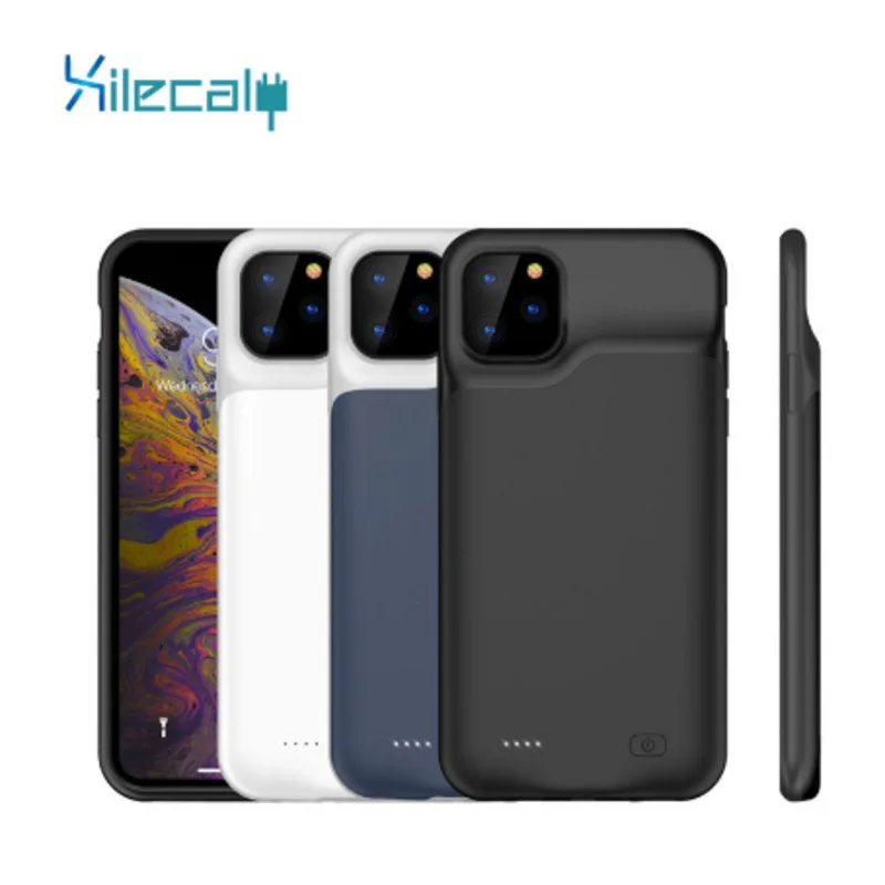 Чехол с внешним аккумулятором для iPhone 13 12 Pro Max 11 XR XS Ультратонкий чехол зарядным