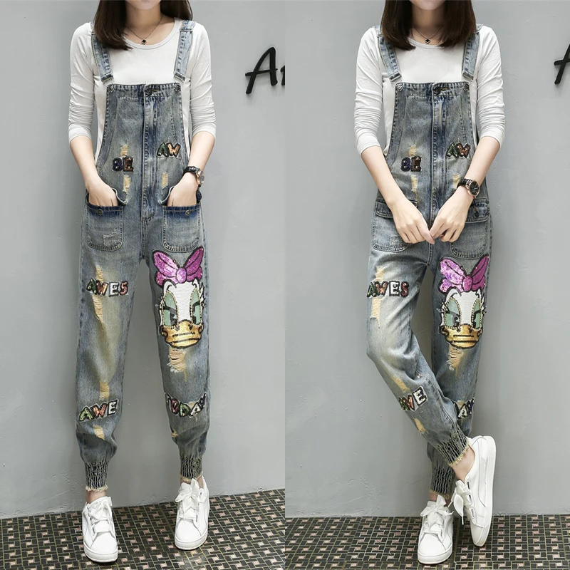 Джинсовый комбинезон для женщин Новинка весна осень 2020 женские комбинезоны с