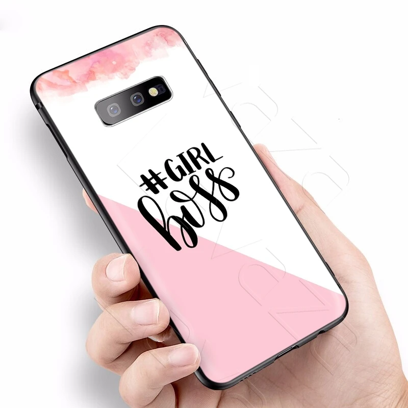 Lavaza для девочек жена мама Boss King Queen чехол Samsung Галактики A2 J4 Core J6 J7 DUO J8 Prime A20E A70S 2018 |