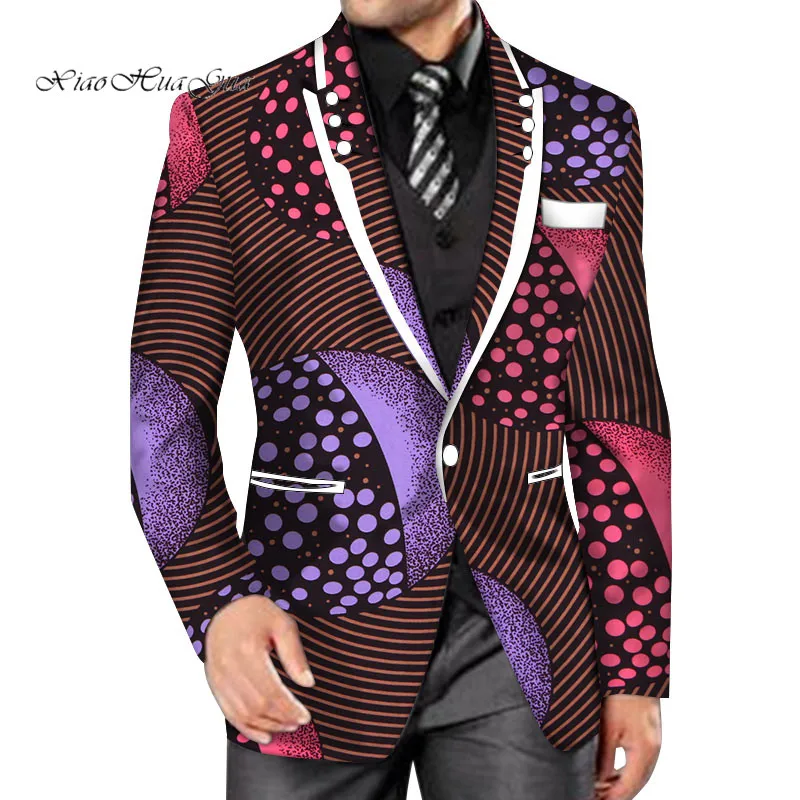 Новинка 2020 Мужской Блейзер модная африканская Дашики Мужская одежда Свадебный