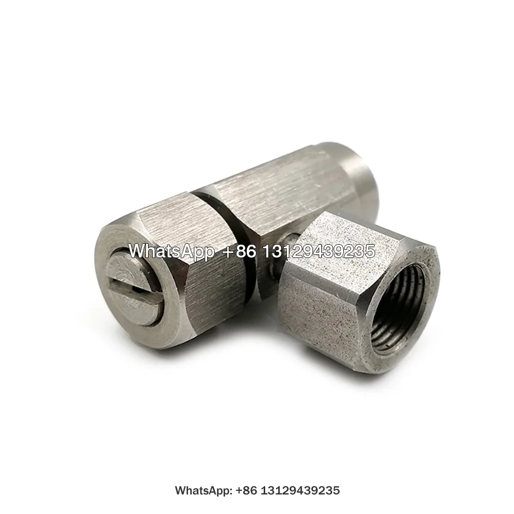 Форсунка атомизации мелкой туманообразной струи VVEA Mini Type Air Water Spray Fan-Shaped Two-Fluid.