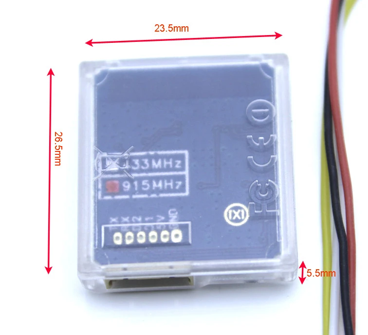26 5x23 5x5 5 мм Scisky мини радио 100 мВт для 3DR 433 МГц или 915 телеметрические радиостанции APM