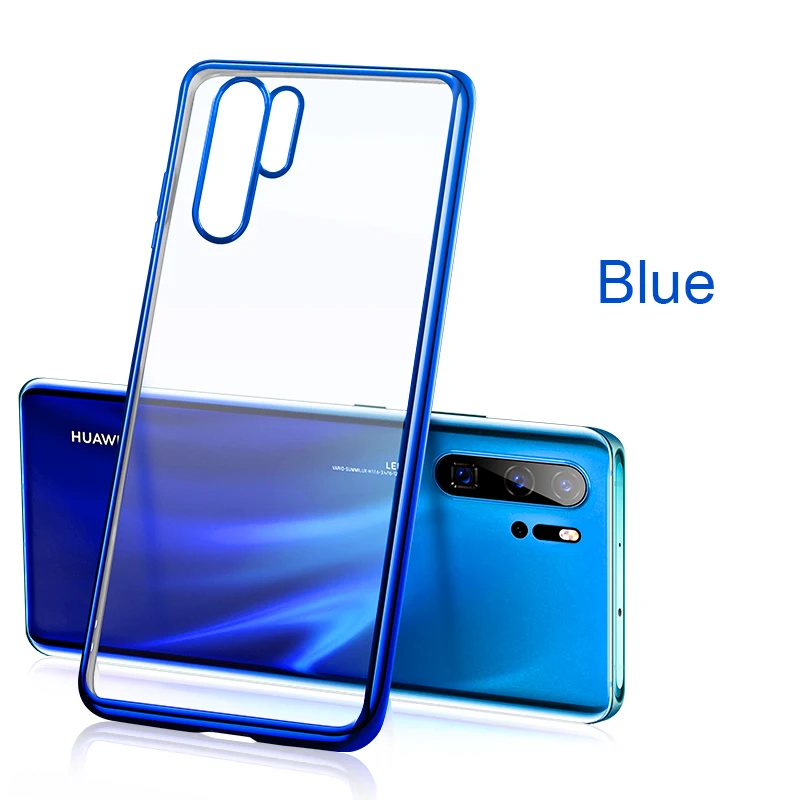 Ультратонкий чехол для телефона huawei P30 Pro P20 mate 20 lite P Smart Z Plus Мягкий силиконовый прозрачный 3D лазерный чехол с покрытием