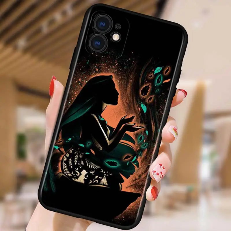 Villain Disney Princess Silicone Cover For Apple IPhone 13 12 Mini 11 Pro XS MAX XR X 8 7 6S 6 Plus 5S SE Phone Case | Мобильные