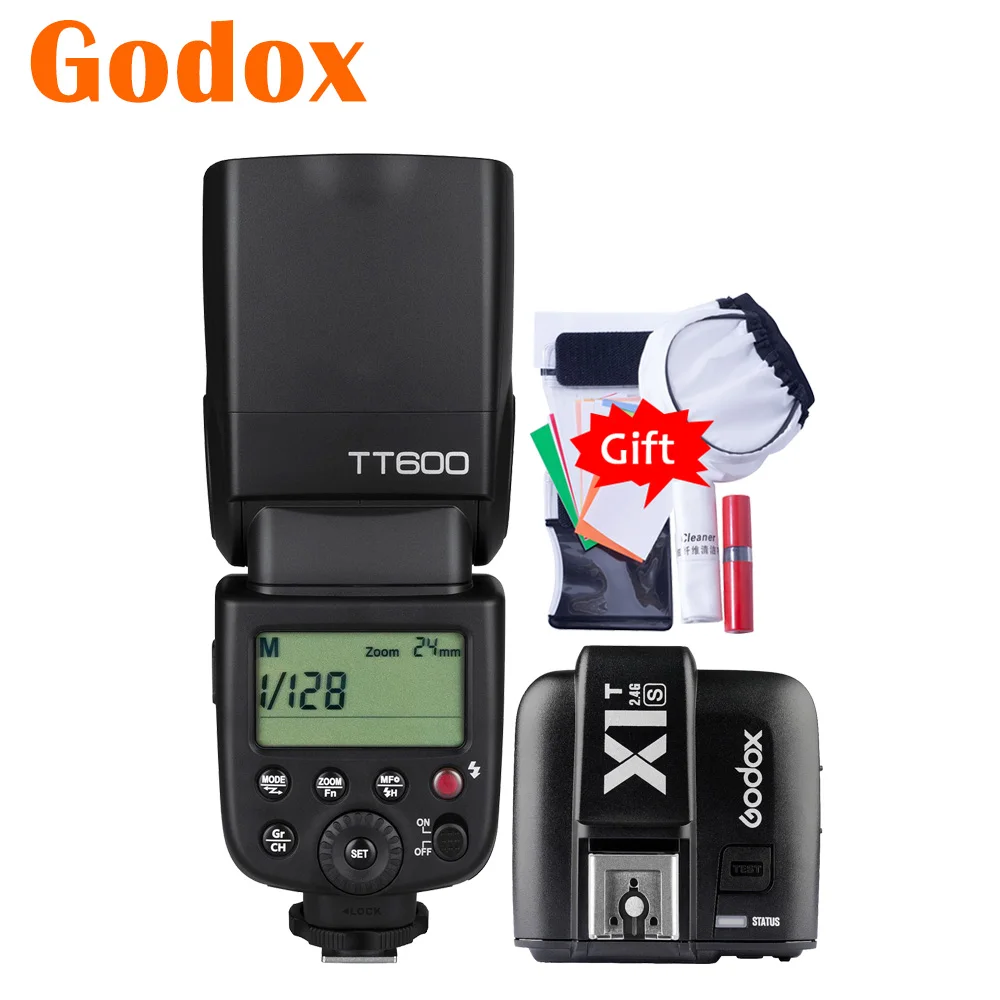 Беспроводная X1T S Godox Thinklite TT600 2 4G для вспышки Sony mi Hot Shoe A7RII A7 A7II A6000 A6500|camera flash for