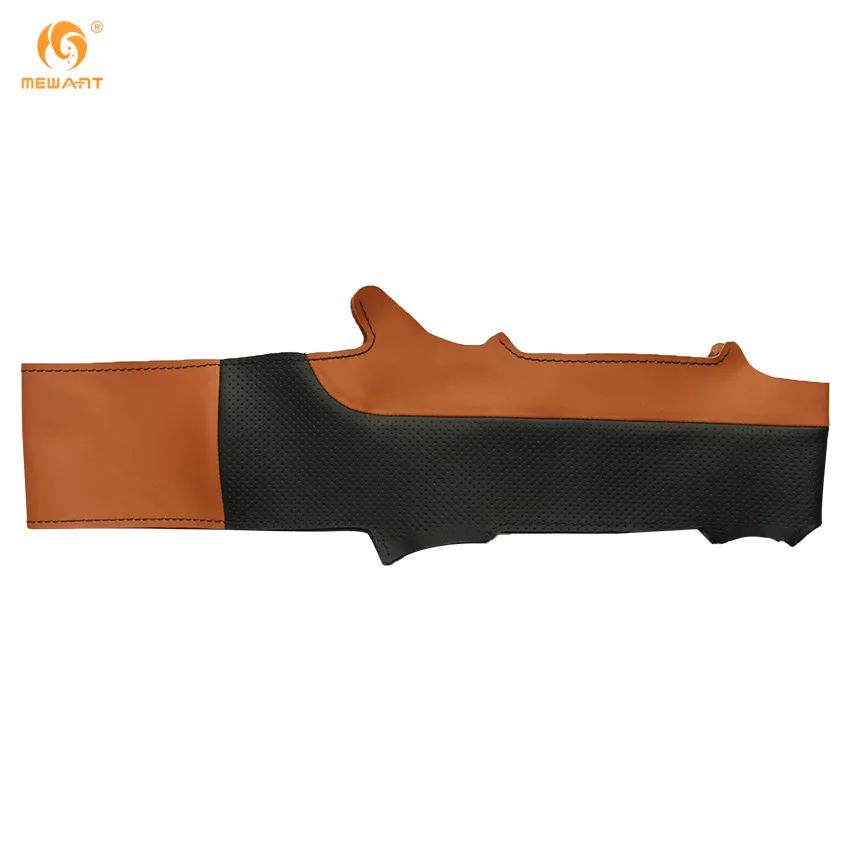 MEWANT черно-коричневые аксессуары из натуральной кожи для Kia Forte 2009-2014 Soul 2010-2013 Rio