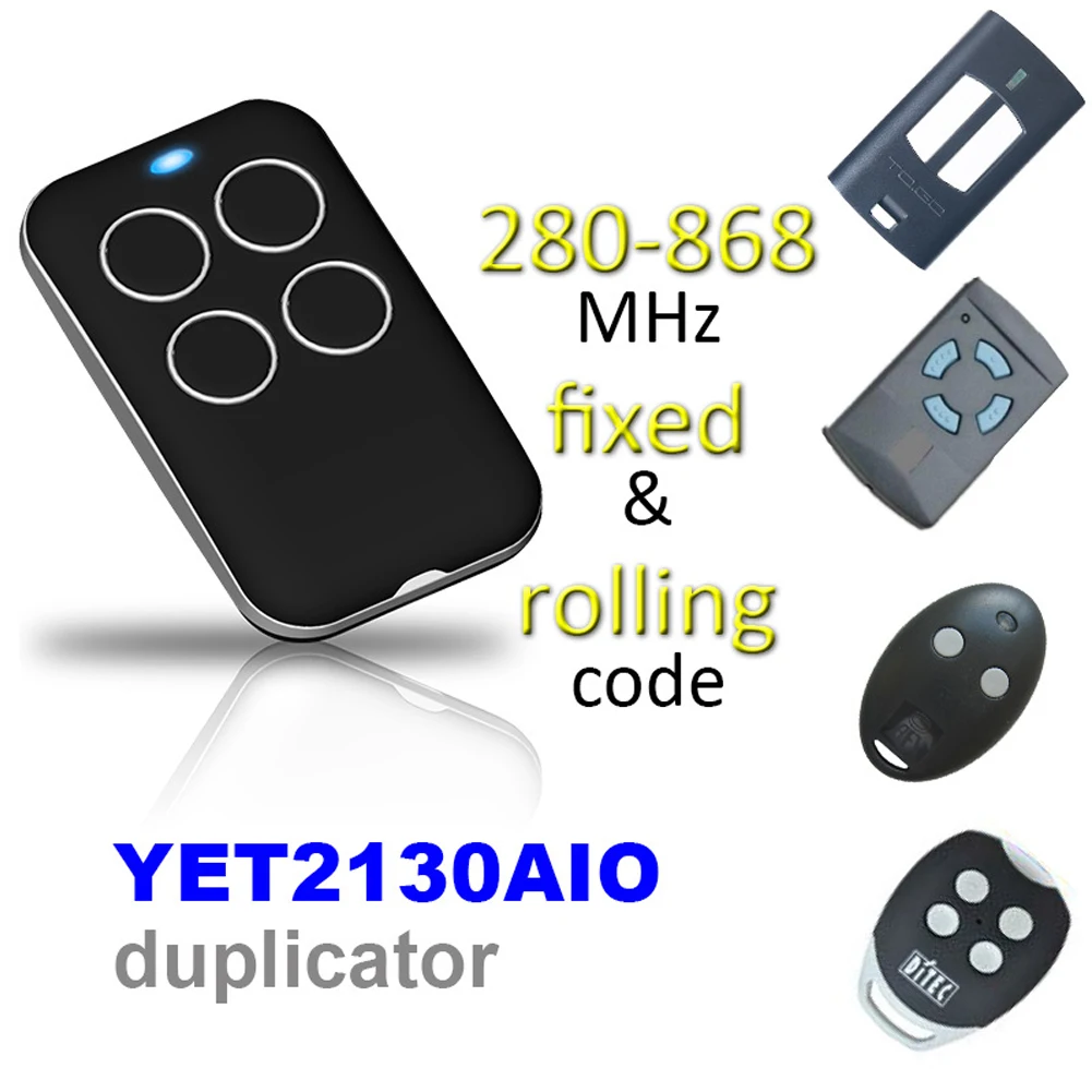 Копия многочастотного пульта дистанционного управления 280-868 МГц 6 в