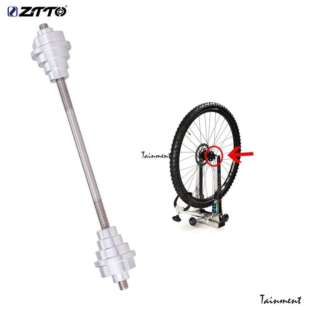 Bicycle Wheel Tool Hub Rim Tuner 20mm 15mm 12mm to 9mm QR Thru Axle Adaptor 100x15 Quick Release Rim Adjuster Spoke Bike Wrench