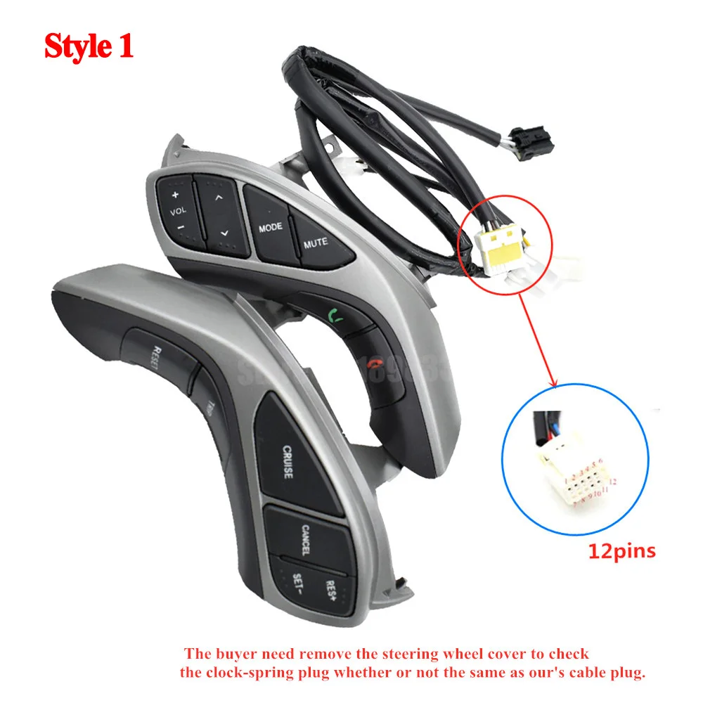 Многофункциональный руль с Bluetooth аудио и круиз-контроль для Hyundai i30/Elantra 2012-2015