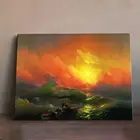 Картина Айвазовский - Девятый Вал красочная Картина на холсте, современный домашний декор комнаты