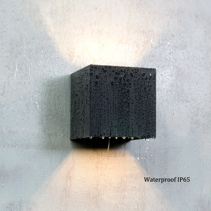 Светодиодный настенный светильник регулируемый 6 Вт водонепроницаемый IP65|outdoor led