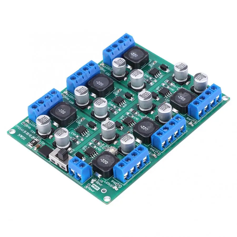 6 Каналы AC 5 36V TPS5430 Напряжение понижающий модуль высокая эффективность бак
