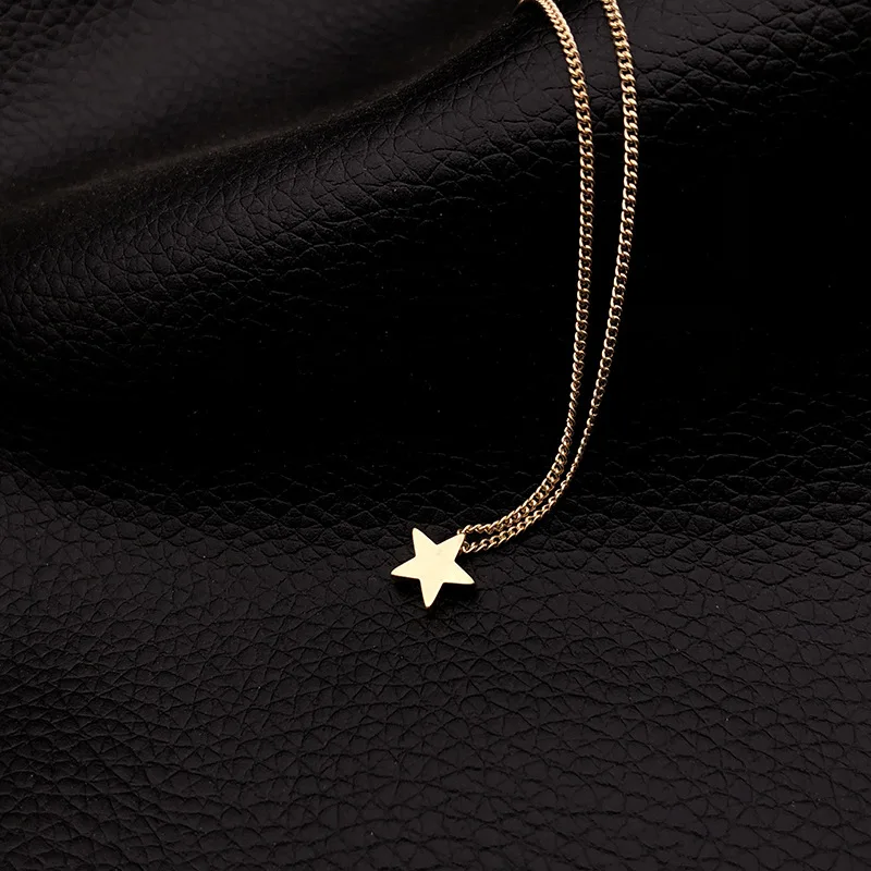 Новинка колье-чокер со звездой женское ювелирное изделие колье с золотой