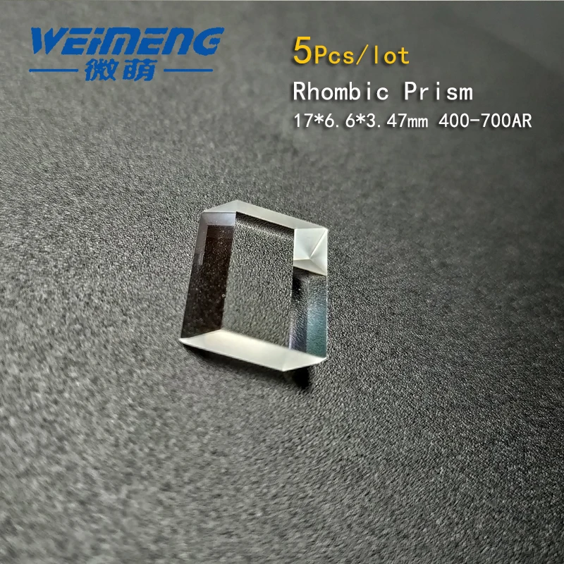 

Weimeng 5pcs rhombic prism 17*6.6*3.47mm 400-700ARcoating H-K9L for automation equipment of aviation medical military instrument