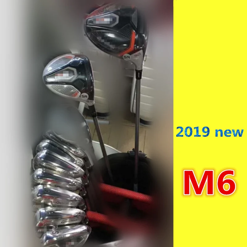 M6 Golf полный набор M6 гольф-клубов M6 Драйвер+ фарватер леса+ утюги+ клюшки Графит/стальной вал с крышкой головы без сумки