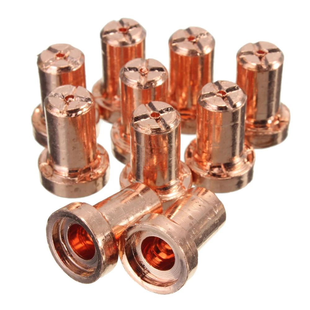 meterk 40Pcs Air Plasma Cutter Consumables Nozzles Tip Torch Consumable For PT-31 LG-40 CUT-40 50 Electrodes Shield Cup | Инструменты