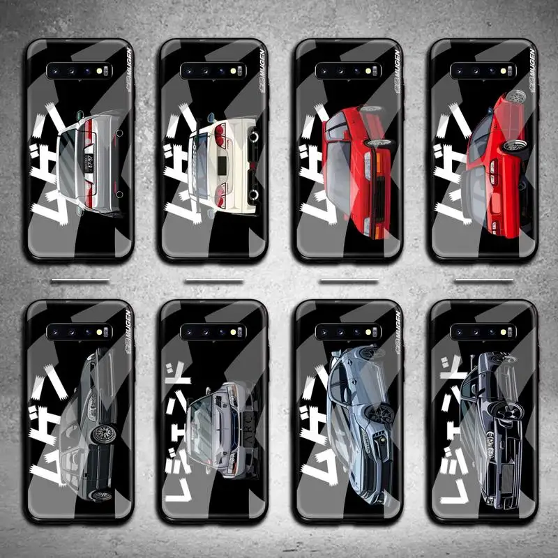 

Tokyo JDM drift sports car Phone Case Tempered Glass For Samsung S20 Plus S7 S8 S9 S10 Plus Note 8 9 10 Plus