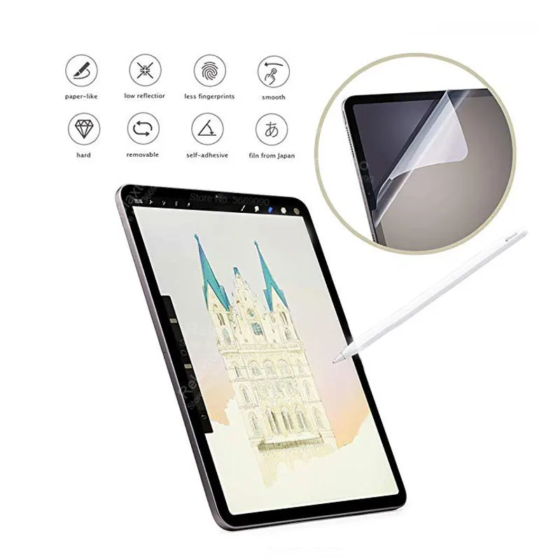 Для iPad Pro 12 9 2021/2020/2018 бумажная Защитная пленка для экрана pro 11 чертежная pro12.9