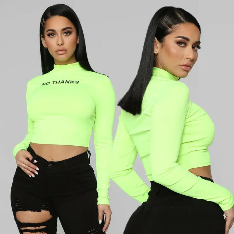 Женская Спортивная футболка для спортзала фитнеса с длинным рукавом тонкая топ