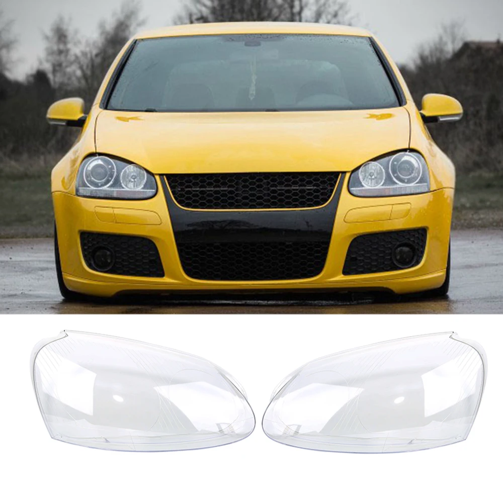 Светильник для объектива VW Golf MK5 2005 2006 2007 2008 2009 Сменный стеклянный аксессуар